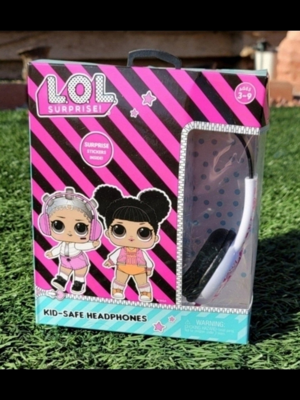 L.O.L. Surprise! Pink & Black Kids Headphones